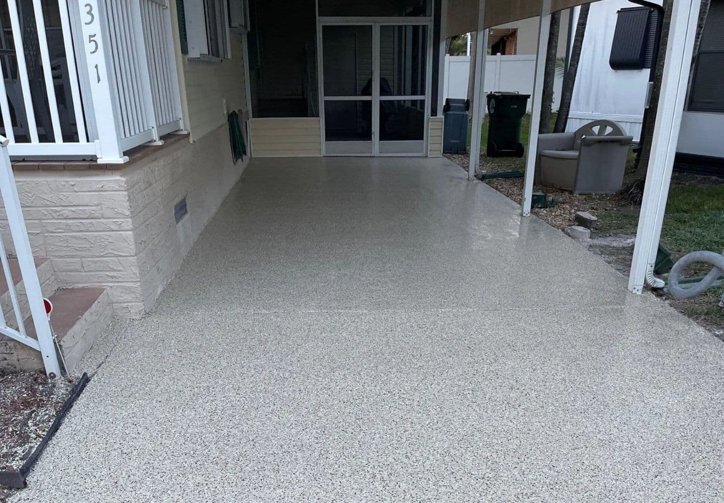 Resurfacing a Concrete Garage Floor in Stuart, FL