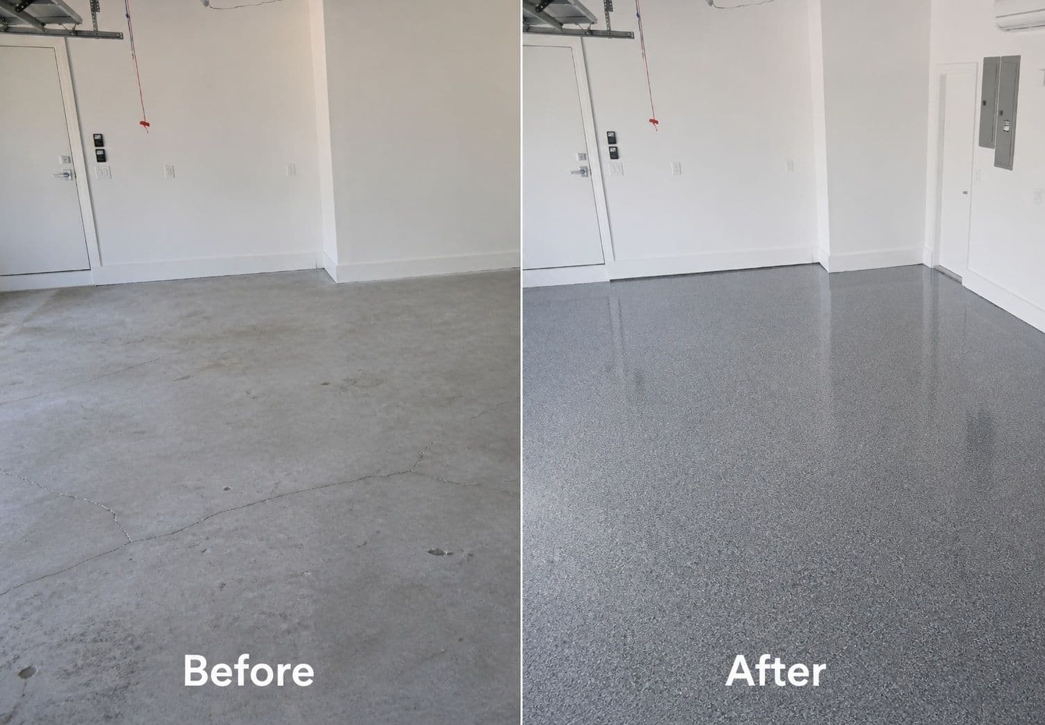 Houston Customer Story from Cracked Concrete to Stunning Garage Floor