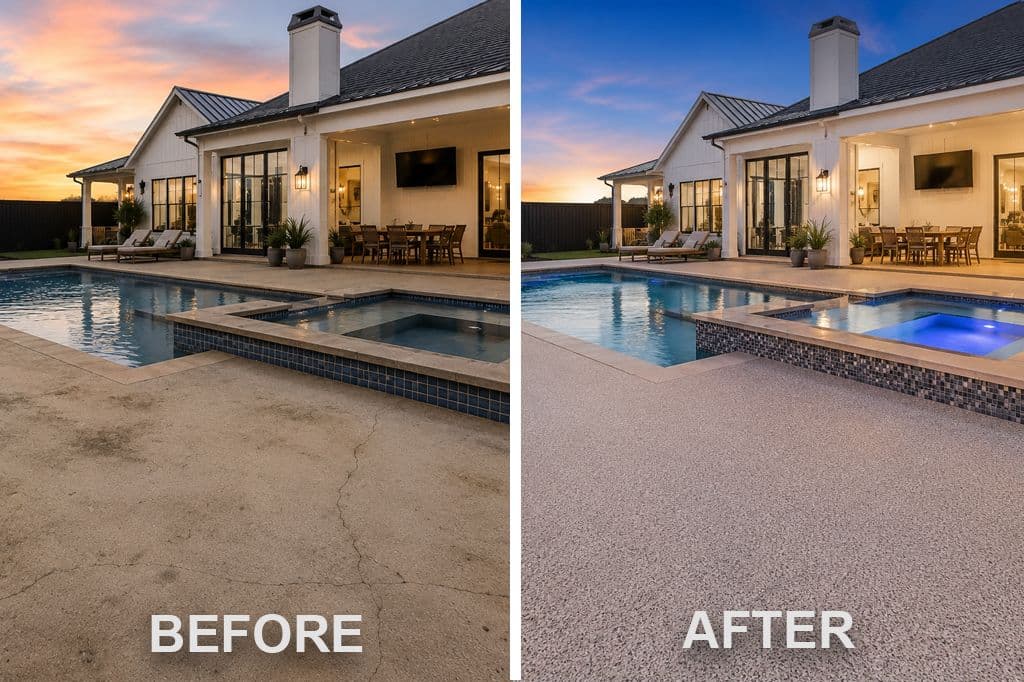 Pool Deck Floor Coating Stuart FL | FloorTek Coatings