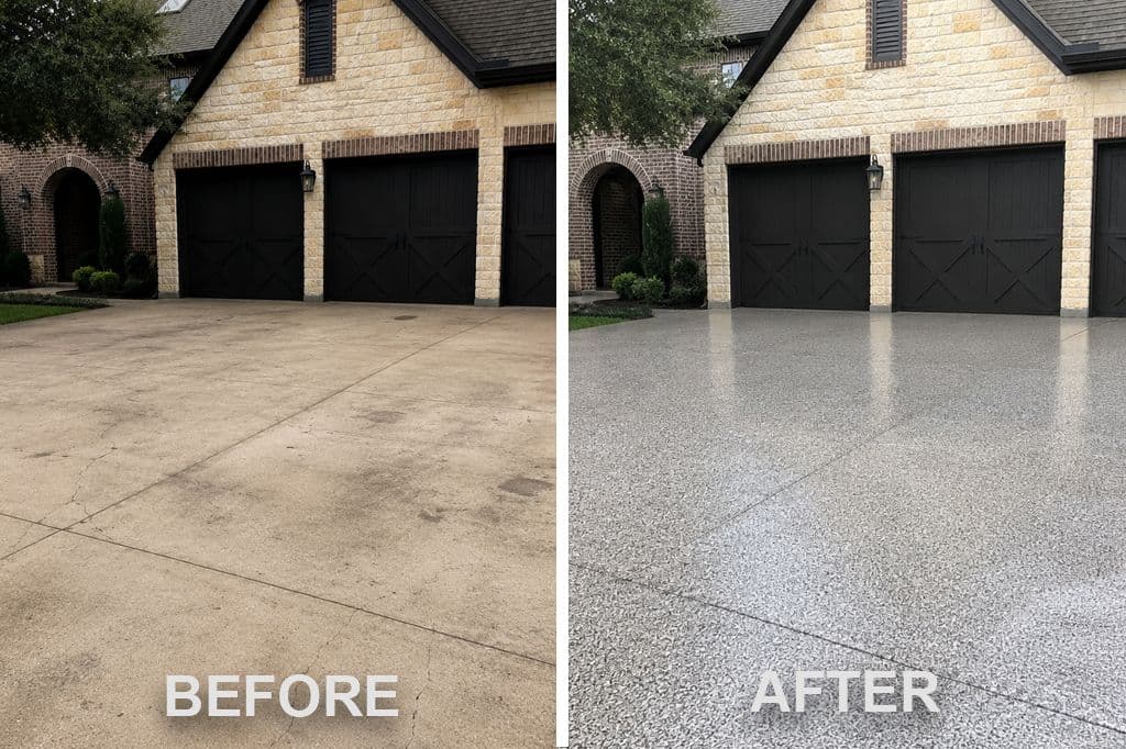 Top Polyaspartic Driveway Coating in Houston | 1-Day Install