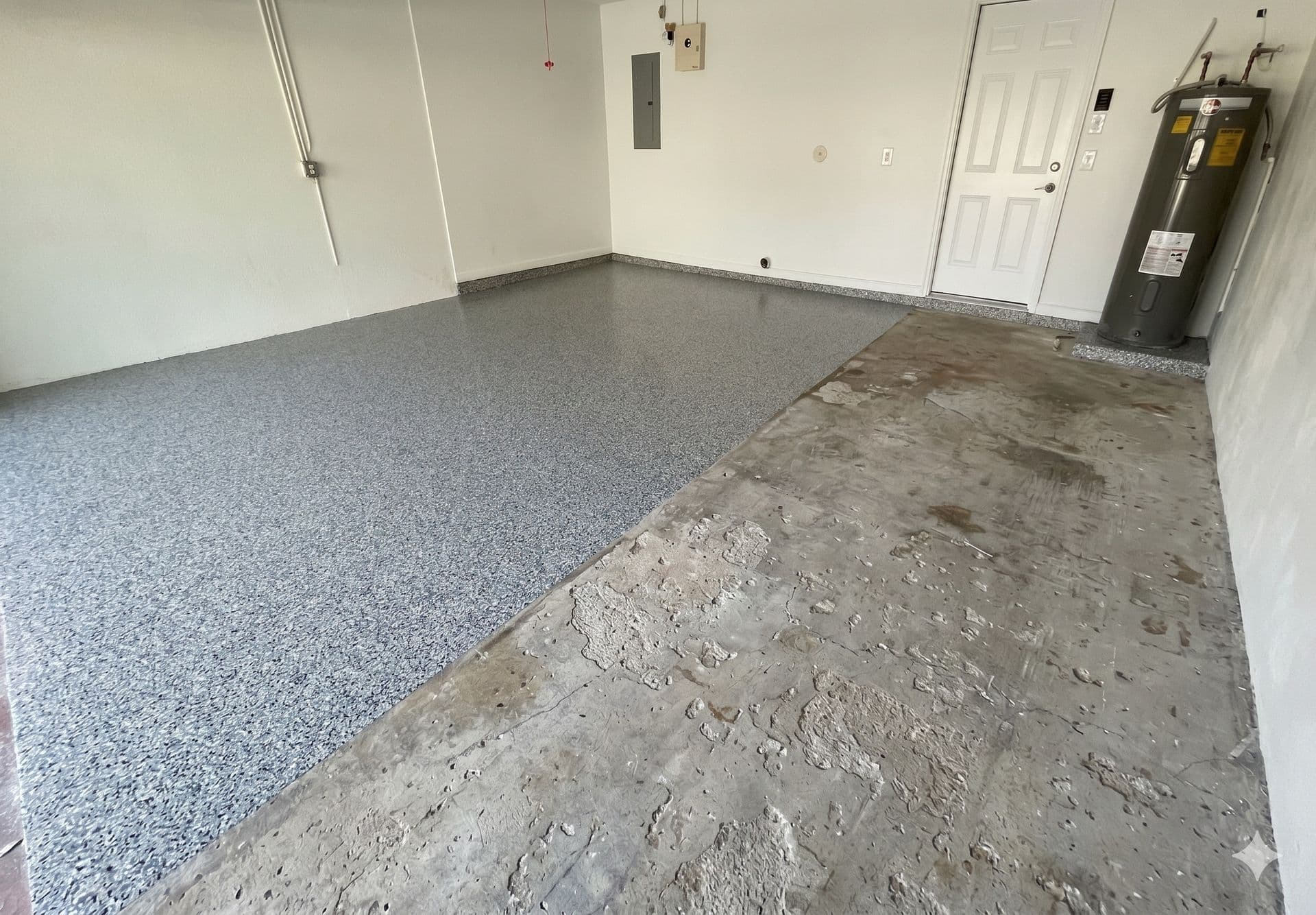Expert Reapplication of Concrete Floor Coating, Houston, Texas