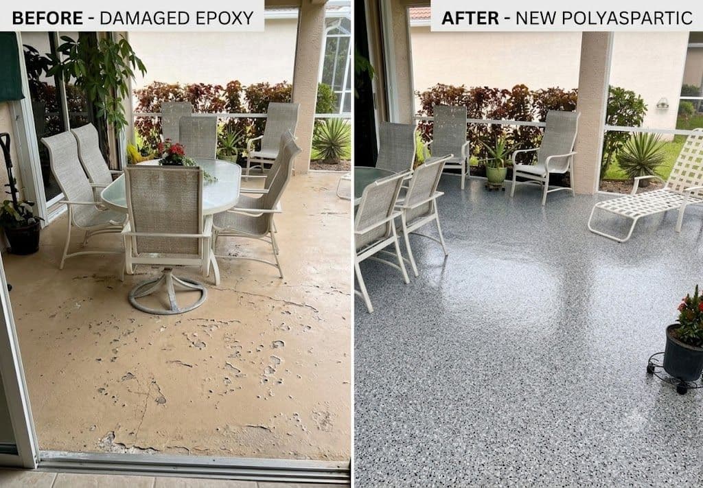 Patio Floor Coating Stuart FL | FloorTek Coatings