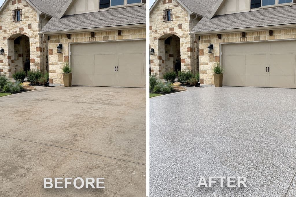Stop Peeling: Epoxy Coating for Concrete Driveway in Birmingham, AL
