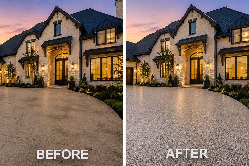 Premium Coating for Concrete Driveways in Houston, Texas