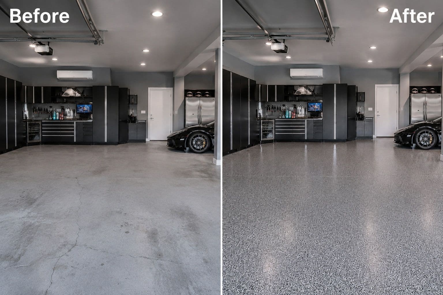 True Epoxy Coating Garage Floor Cost in Houston, Texas